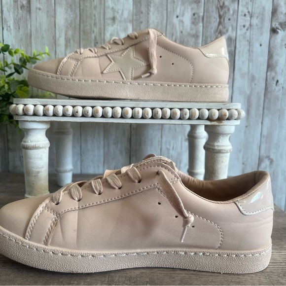 Vintage Havana Neutral Bone Tan Carla Sneakers Casual Liw Top Womens 8 - Picture 3 of 7